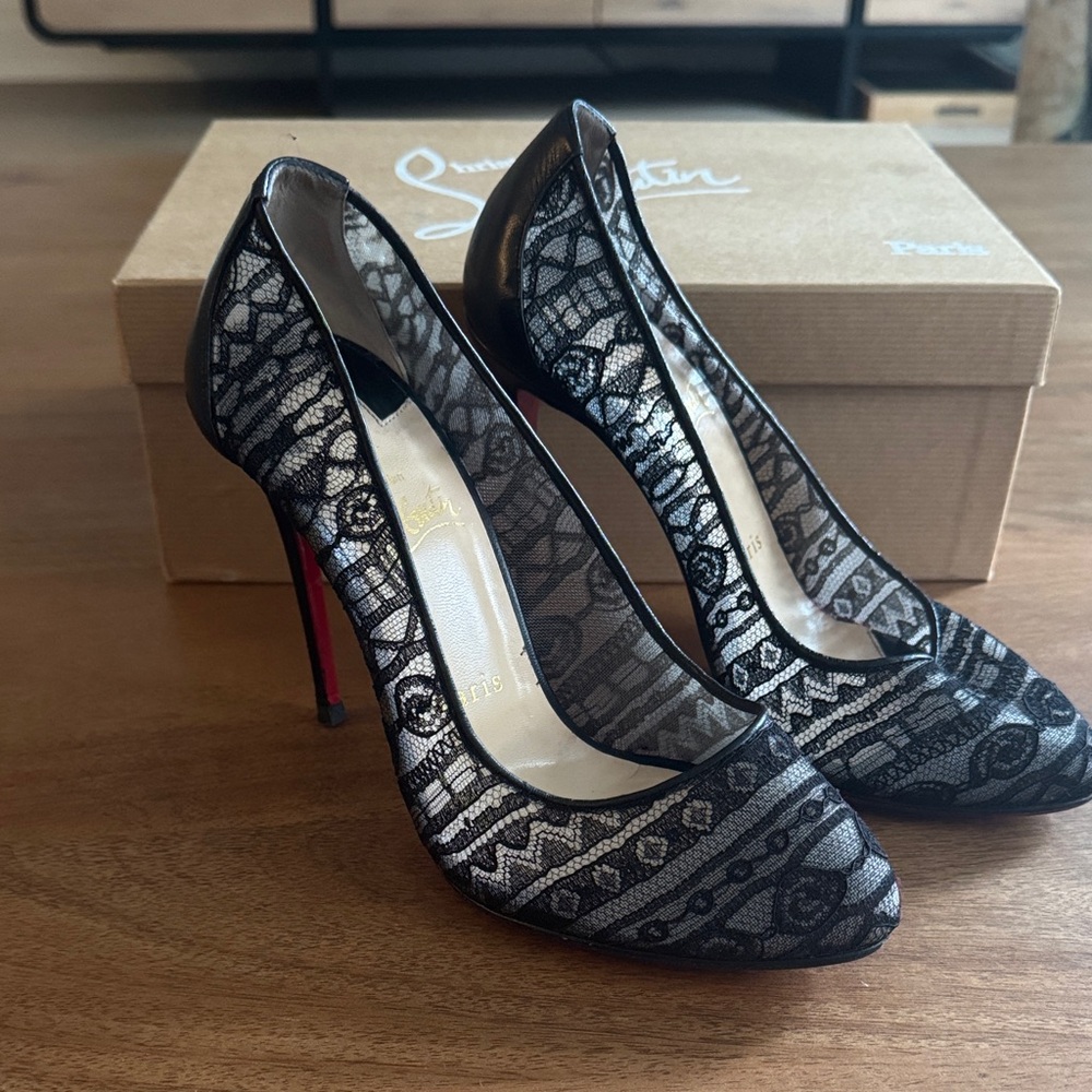 Christian Louboutin Lace Pump